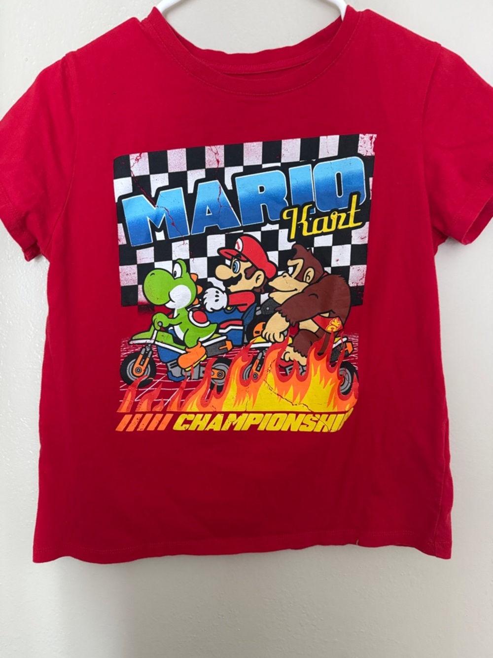 Mario Kart Kids' Red Graphic Tee